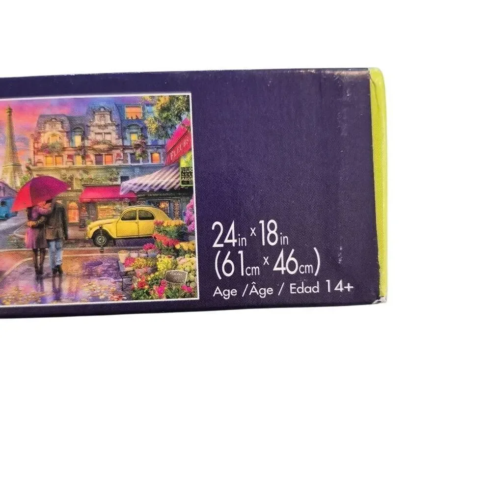 Buffalo Games - Cities in Color - Raining in Paris - 750 Piece Jigsaw Puzzle NEW